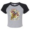 Women's Micro Rib Raglan Baby Tee Thumbnail