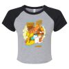 Women's Micro Rib Raglan Baby Tee Thumbnail