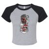 Women's Micro Rib Raglan Baby Tee Thumbnail
