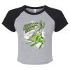 Women's Micro Rib Raglan Baby Tee Thumbnail