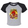 Women's Micro Rib Raglan Baby Tee Thumbnail