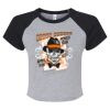 Women's Micro Rib Raglan Baby Tee Thumbnail