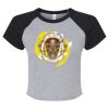 Women's Micro Rib Raglan Baby Tee Thumbnail