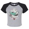 Women's Micro Rib Raglan Baby Tee Thumbnail