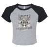 Women's Micro Rib Raglan Baby Tee Thumbnail