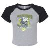 Women's Micro Rib Raglan Baby Tee Thumbnail