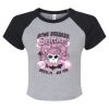 Women's Micro Rib Raglan Baby Tee Thumbnail
