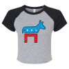 Women's Micro Rib Raglan Baby Tee Thumbnail