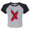 Women's Micro Rib Raglan Baby Tee Thumbnail