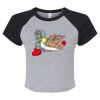Women's Micro Rib Raglan Baby Tee Thumbnail