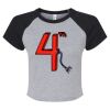 Women's Micro Rib Raglan Baby Tee Thumbnail