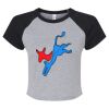Women's Micro Rib Raglan Baby Tee Thumbnail