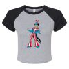 Women's Micro Rib Raglan Baby Tee Thumbnail
