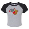 Women's Micro Rib Raglan Baby Tee Thumbnail
