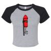 Women's Micro Rib Raglan Baby Tee Thumbnail