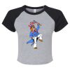 Women's Micro Rib Raglan Baby Tee Thumbnail