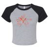 Women's Micro Rib Raglan Baby Tee Thumbnail