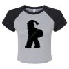 Women's Micro Rib Raglan Baby Tee Thumbnail