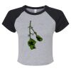 Women's Micro Rib Raglan Baby Tee Thumbnail