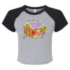 Women's Micro Rib Raglan Baby Tee Thumbnail