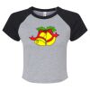 Women's Micro Rib Raglan Baby Tee Thumbnail