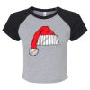 Women's Micro Rib Raglan Baby Tee Thumbnail