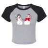 Women's Micro Rib Raglan Baby Tee Thumbnail