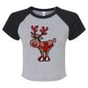 Women's Micro Rib Raglan Baby Tee Thumbnail