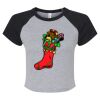 Women's Micro Rib Raglan Baby Tee Thumbnail