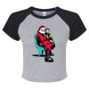 Women's Micro Rib Raglan Baby Tee Thumbnail