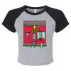 Women's Micro Rib Raglan Baby Tee Thumbnail