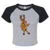 Women's Micro Rib Raglan Baby Tee Thumbnail