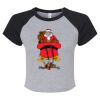 Women's Micro Rib Raglan Baby Tee Thumbnail