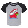 Women's Micro Rib Raglan Baby Tee Thumbnail