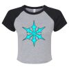 Women's Micro Rib Raglan Baby Tee Thumbnail