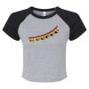 Women's Micro Rib Raglan Baby Tee Thumbnail