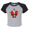Women's Micro Rib Raglan Baby Tee Thumbnail