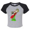 Women's Micro Rib Raglan Baby Tee Thumbnail