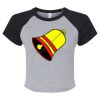Women's Micro Rib Raglan Baby Tee Thumbnail