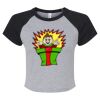 Women's Micro Rib Raglan Baby Tee Thumbnail