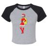 Women's Micro Rib Raglan Baby Tee Thumbnail