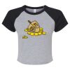 Women's Micro Rib Raglan Baby Tee Thumbnail
