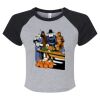 Women's Micro Rib Raglan Baby Tee Thumbnail