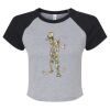 Women's Micro Rib Raglan Baby Tee Thumbnail