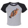 Women's Micro Rib Raglan Baby Tee Thumbnail
