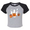 Women's Micro Rib Raglan Baby Tee Thumbnail