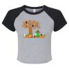 Women's Micro Rib Raglan Baby Tee Thumbnail