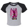 Women's Micro Rib Raglan Baby Tee Thumbnail