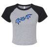 Women's Micro Rib Raglan Baby Tee Thumbnail