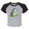 Women's Micro Rib Raglan Baby Tee Thumbnail